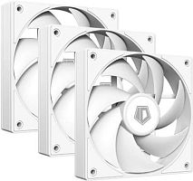 Вентилятор для корпуса ID-Cooling AF-125-W Trio 120х120x25 белый 4-pin 30дБ (упак.:3шт) Ret | код 2004799 | ID-COOLING