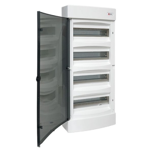 Щит распределительный навесной Unix прозрачная дверь 4х12 модулей IP40 EKF PROxima | код ux-4x12-n | EKF фото 3