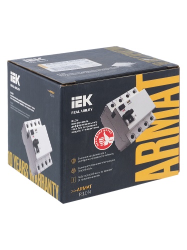 ARMAT Выключатель дифференциального тока R10N 4P 25А 30мА тип AC | код AR-R10N-4-025C030 | IEK фото 11 ARMAT Выключатель дифференциального тока R10N 4P 25А 30мА тип AC | код AR-R10N-4-025C030 | IEK фото 11