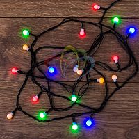 Гирлянда светодиодная "Цветные Шарики" 2.8м 20LED мультиколор | код 303-060 | Neon-Night