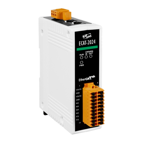 ECAT-2024 CR EtherCAT Slave I/O Module with Isolated 4-ch AO (RoHS) | код 00-06119463 | ICP DAS