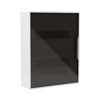 Щит 24 мод настенный белый с тонированной дверцей с шинами PEN 2шт-8отв и 2шт-6отв | код F24W1WD | DKC