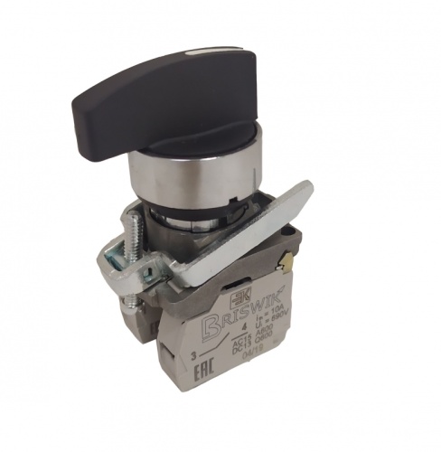 Переключатель Briswik КПЕ 1520 -ДС черный IP65 УХЛ2 10А 2но+0нз | код AD-VC-4Ai-0122 | Briswik