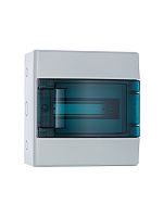 Бокс настенный 8М прозрачная дверь Mistral65 (с клемм) | код 1SLM006501A1201 | ABB