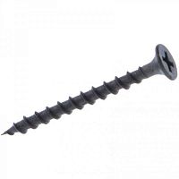 Саморез гипсокартон/дерево 3,5х55 черный | код screw-GD-55 | Крепдил