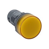 Лампа светосигнальная SB7 d22мм 230В AC желт. моноблочная | код. SB7EV08MP | Systeme Electric