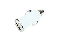 Автозарядка в прикуриватель USB small (АЗУ) (5V, 1 000mA) белая блистер | код 18-1934 | REXANT