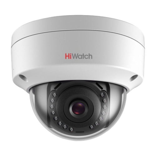Видеокамера IP 2Мп уличная купольная мини с ИК-подсветкой до 30м (DS-I202 (C) (2.8 mm) | код 311309966 | HiWatch