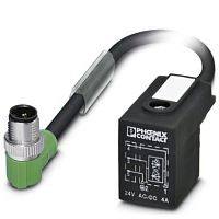 Кабель для датчика / исполнительного элемента SAC-3P-MR/ 0,3-PUR/BI-1L-Z SCO | код 1435182 | PHOENIX CONTACT