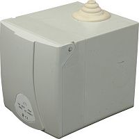 Розетка в коробке наружной установки EZBN-16S IP44 (16A, 250V, Schuko) | код 004482103 | ETI