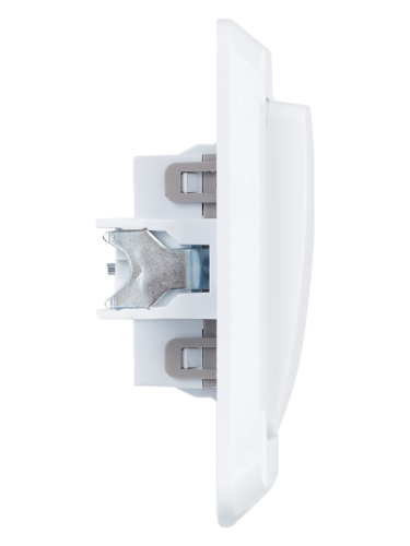 Выключатель 1-клавишный проходной ВСп10-1-0-ВБ 10А ВЕГА белый | код EVV12-K01-10-DM | IEK фото 5