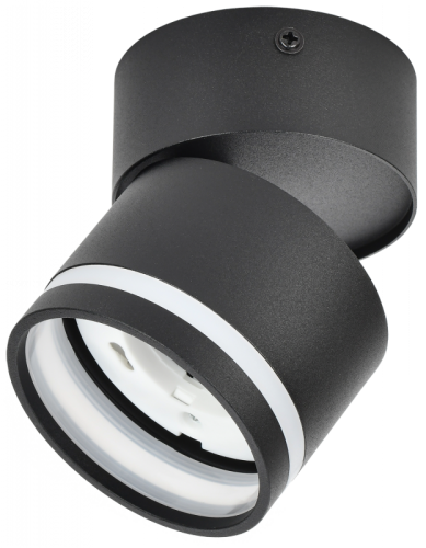 Светильник 4034 настенно-потолочн. GX53 черный IEK | код LT-USB0-4034-GX53-1-K02 | IEK