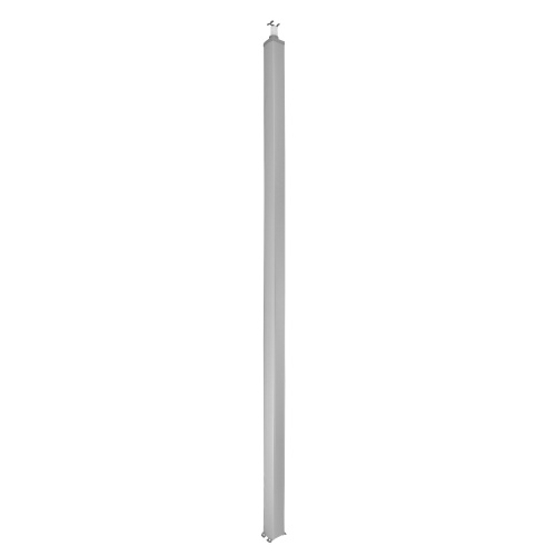Универсальная колонна алюминиевая с крышкой из алюминия 2 секции, высота 2,77 метра, с возможностью увеличения высоты до 4,05 метра, цвет алюминий | код 653131 |  Legrand