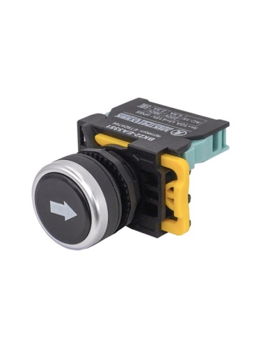 Выключатель кнопочный ВК22-EA3351 с символом "Стрелка вверх"/"Стрелка вниз" 1НО цилиндр d22мм IP65 черн. Электротехник ET924744 Выключатель кнопочный ВК22-EA3351 с символом "Стрелка вверх"/"Стрелка вниз" 1НО цилиндр d22мм IP65 черн. Электротехник ET924744