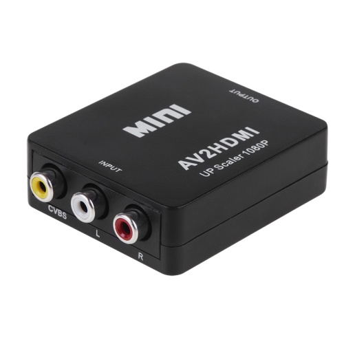 Конвертер 3 RCA на HDMI, пластик, черный REXANT | код 17-6939 | REXANT