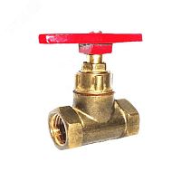 Клапан запорный латунь 15б1п Ду32 Ру16 муфтовый | код ZW20013 | Цветлит