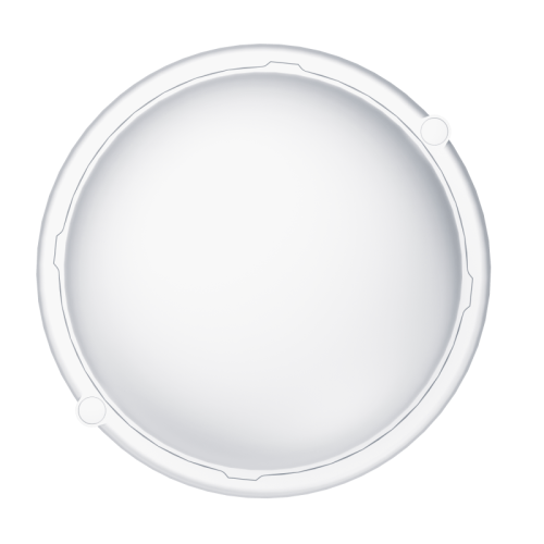 Светильник светодиодный 90 235 OBL-R5-7-4K-WH-IP65-LED 7Вт 4000К IP65 690лм ЖКХ круг бел. пластик | Код. 90235 | ОНЛАЙТ
