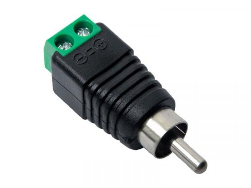 Разъем RCA штекер с клеммной колодкой (RCA_H_kk) | код В0000004833 | Optimus CCTV