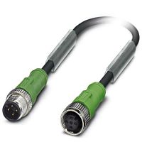 Кабель для датчика / исполнительного элемента SAC-4P-M12MS/ 2,0-150/M12FS | код 1546644 | PHOENIX CONTACT