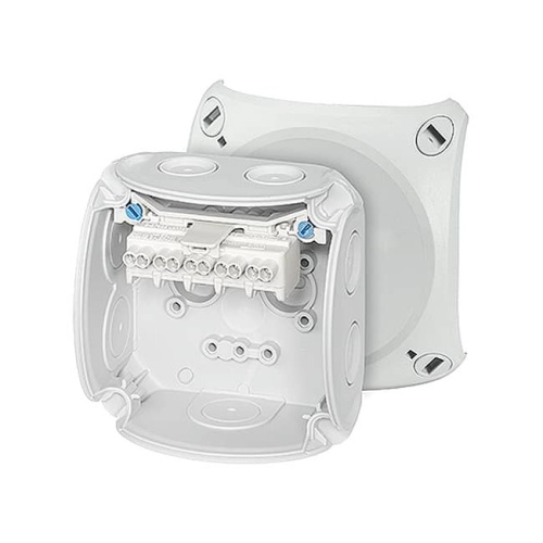Коробка клеммная DK 0202 G 93х93х62 мембраны 5-пол. 0.75-4 кв.мм серая РР IP66 (DK 0202 G) | код. 62000001 | HENSEL