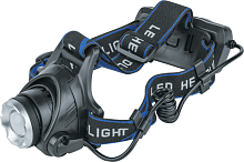 Фонарь светодиодный NPT-H15-ACCU 5Вт CREE XP-E LED аккумуляторный налобный пластик | код 20559 | Navigator Group