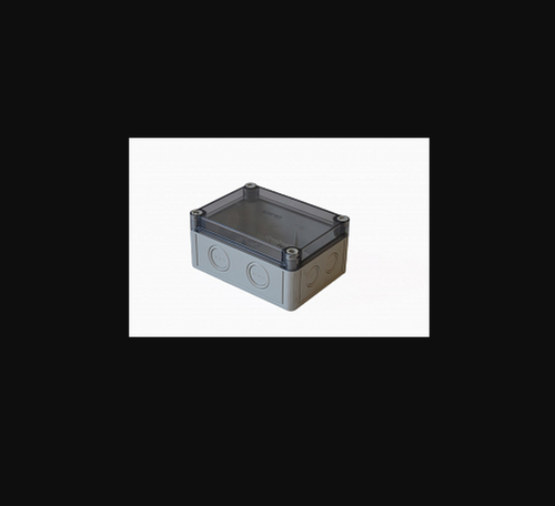 Коробка АБС светло-серая низкая крышка пустая | код КР2801-420 | HEGEL