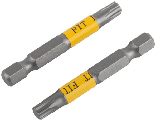 Биты кованые сталь S2 односторонние 50 мм Т30 Профи 2 шт блистер | код 57519 | FIT фото 5 Биты кованые сталь S2 односторонние 50 мм Т30 Профи 2 шт блистер | код 57519 | FIT фото 5