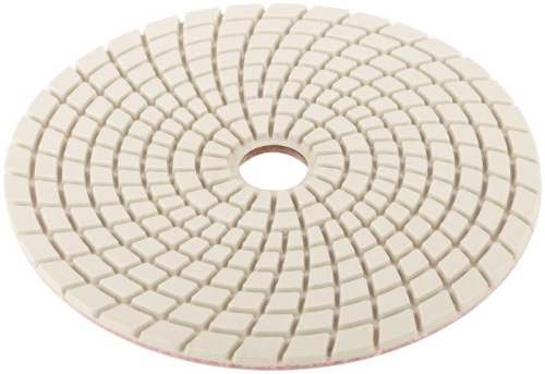 Круг алмазный гибкий шлифовальный АГШК (липучка), влажное шлифование, 125 мм, Р3000 | код 39887 | FIT фото 5
