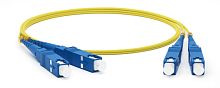Патч-корд волоконно-оптический (шнур) SM 9/125 (OS2) SC/APC-SC/APC 2 мм simplex LSZH 10 м, Hyperline FC-S2-9-SC/AR-SC/AR-H-10M-LSZH-YL | код 243416 | Hyperline