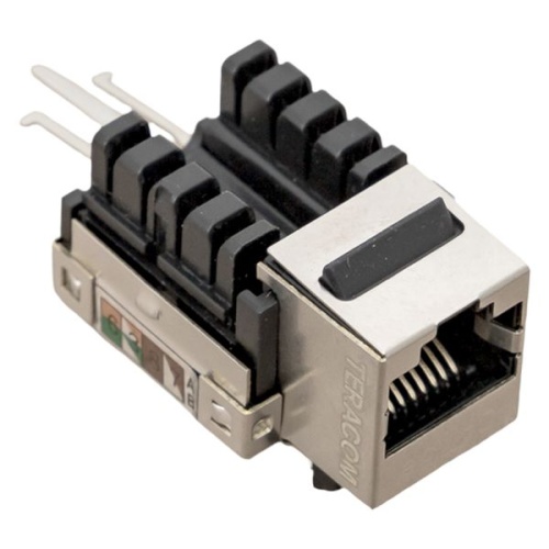 Модуль розеточный Keystone RJ45 кат.5E FTP экранир. 110 IDC 90град. TERACOM PRO | код TRP-KSTN-SOCK-90D-5EFTP | EKF фото 3 Модуль розеточный Keystone RJ45 кат.5E FTP экранир. 110 IDC 90град. TERACOM PRO | код TRP-KSTN-SOCK-90D-5EFTP | EKF фото 3