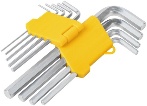 Ключ шестигранный 1.5-10мм длинный в пластик. держателе CrV сталь (уп.9шт) FIT 64189 фото 5 Ключ шестигранный 1.5-10мм длинный в пластик. держателе CrV сталь (уп.9шт) FIT 64189 фото 5