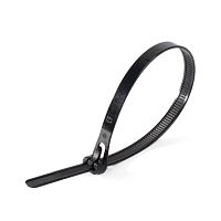 Стяжки нейлоновые КСР 7.5х300 (ч) (100шт.) | код 80146 | Fortisflex