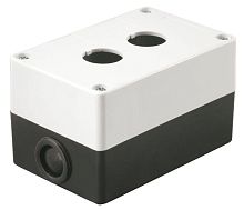 Корпус КП102 для кнопок 2места белый | код. BKP10-2-K01 | IEK