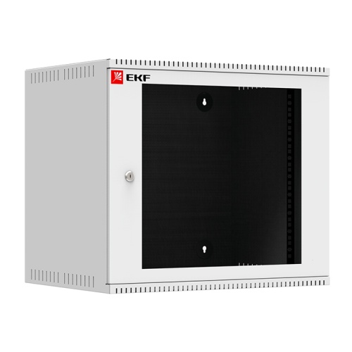 Шкаф телекоммуникационный настенный 9U (600х450) дверь стекло, Astra серия PROxima | код ITB9G450 | EKF