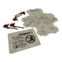 Коробка монтажная для стандарт. напольных коробок 8/12М Leg 088190