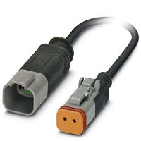Кабель для датчика / исполнительного элемента SAC-2P-DTMS/ 3,0-PUR/DTFS | код 1414994 | PHOENIX CONTACT