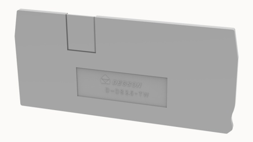 D-DS2.5-TW-01P-11-00Z(H) Концевая крышка, для DS2.5-TW, серый | код 11060000157 | DEGSON