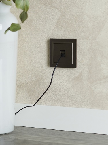 BRITE Розетка компьютерная RJ45 кат.5E РК10-БрТБ темная бронза | код BR-K10-1-K45 | IEK фото 8