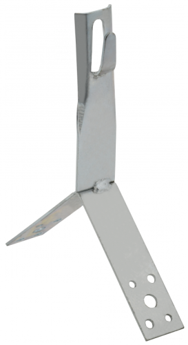 Дер. пр. кр. 6-8мм конька h=100мм оц. сталь IEK | код ZDP80-11-4-68-100 | IEK