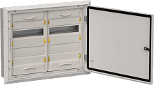 TITAN 5 Корпус мет. ЩРв-48 (2х24) 505х625х130 IP31 сер IEK | код TI5-50-V-2X024-31-7035 | IEK