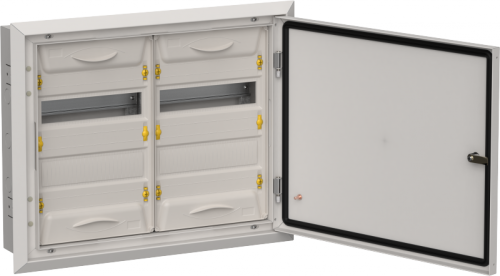 TITAN 5 Корпус мет. ЩРв-48 (2х24) 505х625х130 IP31 сер IEK | код TI5-50-V-2X024-31-7035 | IEK