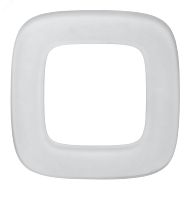 Valena ALLURE Рамка 1 пост Белое стекло универсальная | код 755541 | Legrand