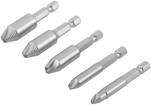 Экстракторы для болтов и шпилек усиленные, HSS сталь, 5 шт | код 36454 | FIT Экстракторы для болтов и шпилек усиленные, HSS сталь, 5 шт | код 36454 | FIT