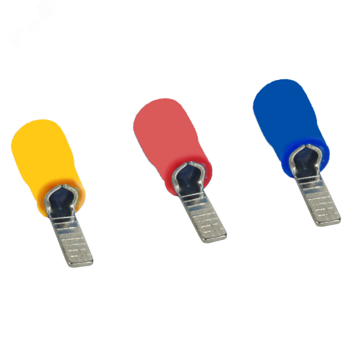 Наконечник штыревой плоский НШпИ OptiKit T-Shp-PVC-1,5-2,5(100шт) | код 278021 | КЭАЗ