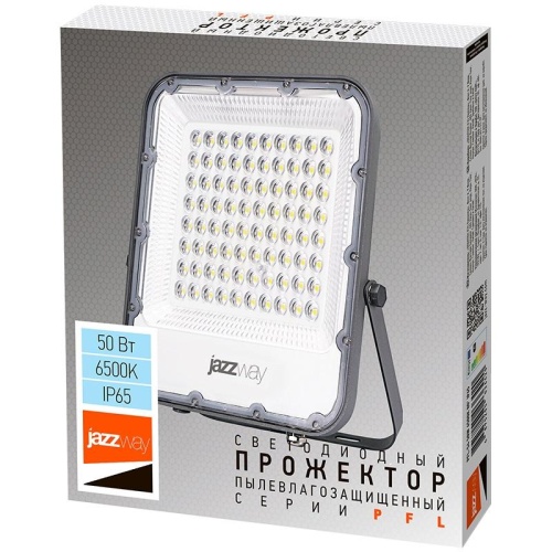 Прожектор светодиодный PFL-S4-100w 6500К 80град. с клапаном IP65 | код 5036437 | JazzWay фото 6