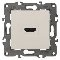 Розетка HDMI, Эра Elegance, сл.кость, 14-3114-02 | код Б0034333 | ЭРА