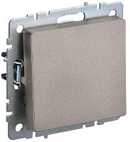 BRITE Выключатель 1-клавишный 10А ВС10-1-0-БрШ шампань | код BR-V10-0-10-K37 | IEK