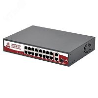 Коммутатор РоЕ сетевой на 16 портов | код SR-PS1621GBL | SarmaTT
