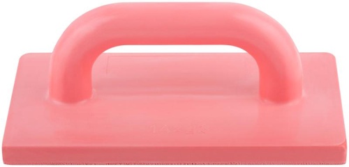 Терка облегченная 140х230мм полиуретан. красн. КУРС 05452