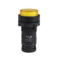 Кнопка с подсветкой OptiSignal Compact D22 C7-PL-B501 желтая 1НЗ 24 В AC/DC XB7NW35B2 | код 362087 | КЭАЗ